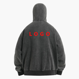 Sudadera con Capucha Extra Grande de Felpa Gruesa de Alta Calidad para Hombre, para Invierno, con Colores y Logotipo Personalizables - Product Image 2