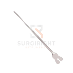 Lengüeta de dirección ranurada de acero inoxidable 304 con brida de mariposa para frenotomía, instrumento quirúrgico con certificación CE Clase I SurgiRight - Product Image 2