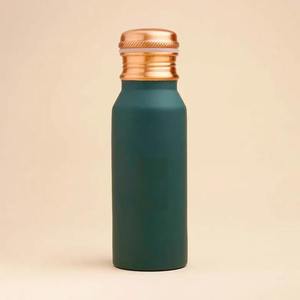 Juego de Botella y Taza de Agua Ecológicas de Cobre con Diseño Floral para Viajes al Aire Libre - Product Image 3