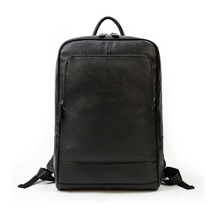 Vintage Brown Genuine <b>Leather</b> Lightweight 17inch Fashion Men's Laptop <b>Backpack</b> Business Travel <b>Large</b> Computer Cotton Lining - Product Image 2