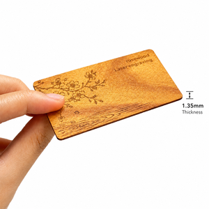 Tarjeta de Madera de Palisandro Personalizada con RFID NFC NTAG213, Tarjeta de Visita, Redes Sociales, Reseñas de Google, Programable, CALA 85.5x54mm, Gran Venta 2026 - Product Image 3