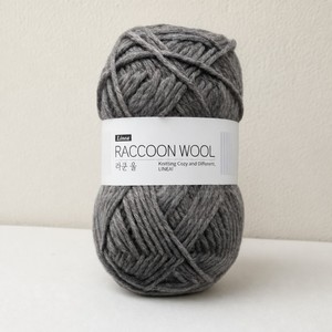 Linea Raccoon Wool Hand Knitting Yarn 95g Ball <b>thick</b> yarn hilos para crochet Hand Knitting Yarn Crochet Yarn wholesale poliester - Product Image 3