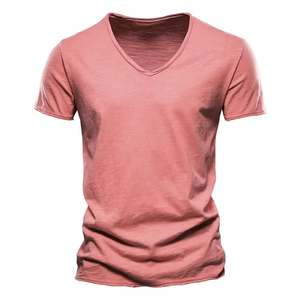 Men's Sublimation Printed T-<b>Shirt</b> <b>100</b>% <b>Polyester</b> V-Neck Short Sleeve High Quality Breathable Fitness Wear Customized - Product Image 3