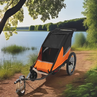 Remorque de vélo de chariot de cadre de fer avec la capacité de charge légère et facile de la suspension indépendante 28kg