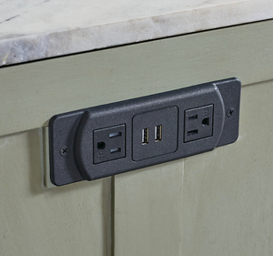 Aparador de Madera de Caoba Maciza Tallada de Lujo con Panel Decorativo y Tapa de Mármol, 4 Cajones, Estilo Contemporáneo para Sala de Estar o Dormitorio - Product Image 4