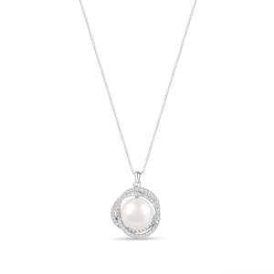 Collar de Perlas de Agua Dulce Clásico Super September, Chapado en Rodio, Plata de Ley 925, para Mujer, Navidad, San Valentín, Boda - Product Image 4