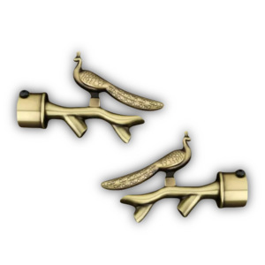 Supports de rideaux en laiton antique de qualité supérieure, accessoires pour rideaux - Product Image 1