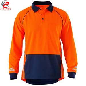 Camiseta Polo de Manga Larga Personalizada al Por Mayor, Ropa de Seguridad, Camiseta de Trabajo Unisex, Corte Ajustado, Modelo 2026 para Hombre - Product Image 4