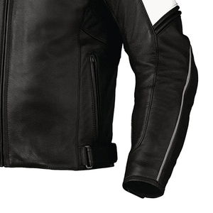 Blouson de moto en cuir unisexe grande taille entièrement personnalisable, respirant, léger, imperméable, anti-UV, en cuir véritable - Product Image 5
