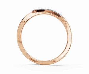 Anillo de Diamantes Clásico para Mujer, Oro Sólido de 9KT, 14KT, 18KT, Oro Amarillo, Oro Rosa, Oro Blanco, Joyería Fina, Anillo de Compromiso y Boda, Auténtico - Product Image 4