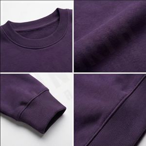 Winter Workout <b>Crop</b> Sweatshirt <b>Men</b> Custom Pull Over Gym Hoodies Crewneck Fleece Anti-Wrinkle Sweatshirt - Product Image 4