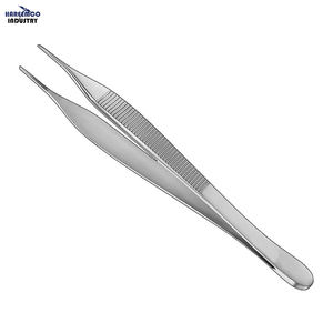 Pince de dissection manuelle ADSON pour micro-chirurgie plastique 12cm HI-1952 Argent 3 positions de mâchoires Certifiée CE - Product Image 1
