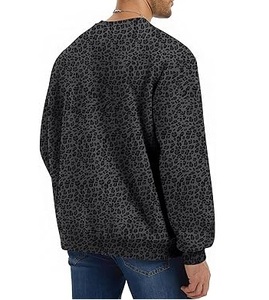 Premium Quality Thick Plus Size Down Shoulder <b>Leopard</b> Streetwear <b>Sweatshirts</b> <b>Printing</b> Sublimated Outdoor Winter <b>Sweatshirts</b> - Product Image 2