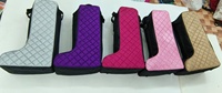Sac à bottes d'équitation Sac à bottes long en tissu pailleté multicolore pour les textiles et les produits en cuir