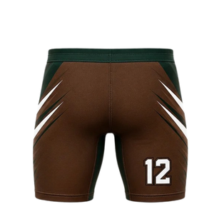 Ensemble Maillot et Short de Football 7v7 à Capuche Sans Manches Personnalisable avec Nom et Numéro du Joueur, Design par Sublimation, pour Entraînement et Matchs d'Équipe 100% - Product Image 6