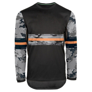 Maillot de cyclisme personnalisé à manches longues imprimé camouflage pour Enduro, VTT, BMX, MX, Trail – Vêtements de sport en gros à prix réduit – Fournisseur de maillots de sport - Product Image 1