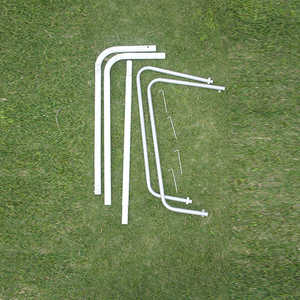 Portería de Fútbol Portátil Clásica Mediana de 3 pies x 4 pies, Plegable, de Acero, para Práctica en el Patio Trasero, Poste de Entrenamiento al Aire Libre, en Caja - Product Image 4