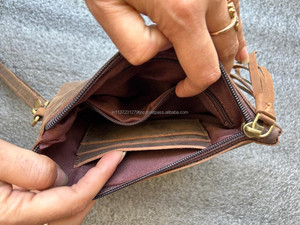 Nouveau véritable fait à la main imprimé Animal fourrure pochettes en cuir petit bracelet portefeuille en cuir imprimé Animal fourrure glands femmes élégant portefeuilles - Product Image 6