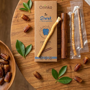 Organic Miswak Stick Pack of 3 Natural Herbal Teeth Cleaning Sticks with Wooden Holder for Fresh Breath and Healthy Gums - Product Image 4