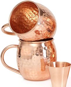 Juego de tazas Moscow Mule de cobre premium, tazas Moscow Mule para cócteles, artículos de bar, proveedor mayorista, marca privada - Product Image 3