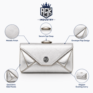 Pochette élégante avec une silhouette raffinée, fermeture sécurisée et design facile à transporter pour les mariages, les célébrations et les événements spéciaux - Product Image 6