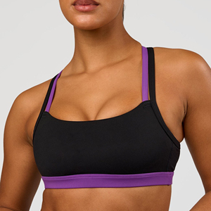 Soutien-gorge de sport sans manches personnalisé pour femme, coupe ajustée, idéal pour le yoga, la course à pied, le fitness et la gym - Product Image 1