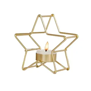 Porte-bougie en métal argenté de haute qualité pour centre de table et décoration de mariage, disponible à prix abordable - Product Image 3