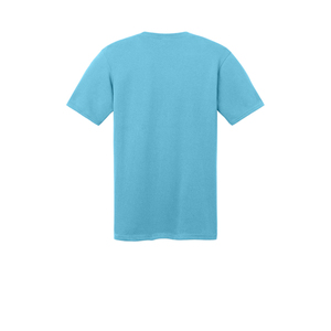 T-shirt tendance pour homme à col en V et manches courtes, 100 % coton, style classique décontracté, séchage rapide, printemps-été, logo personnalisé, marque privée - Product Image 2