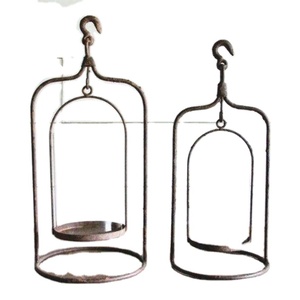 Wicket Top Quality New Unique Design Best Selling With Cylinder Glass High Quality Matte Black Candle <b>Lantern</b> Hurricane - Product Image 1