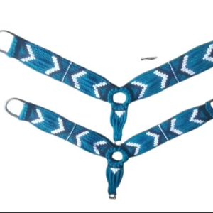 Ensemble d'équitation de qualité supérieure, en laine tissée à la main, durable, léger, personnalisable, avec boucle en cuir véritable - Product Image 1