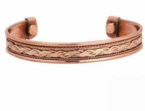 Bracelets unisexes en cuivre et laiton, faits à la main, bijoux tendance en alliage, cadeau, accessoires de mode contemporains, vente en gros - Product Image 4