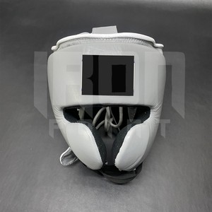 Protège-têtes de boxe personnalisables en cuir de vachette de qualité supérieure, à lacets, avec rembourrage épais à 4 couches, poignées anti-humidité pour l'entraînement - Product Image 1