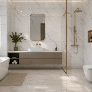 Azulejos de cerámica impresos digitalmente de 30x60 cm con superficie brillante, azulejos de baño de 300 mm x 600 mm, azulejos de pared para sala de estar - Product Image 6