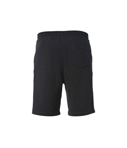 Pantalones cortos de chándal para hombre, lisos, de tela no tejida, estilo vintage, lavados, con cordón en la cintura, ajuste holgado y suave. - Product Image 5