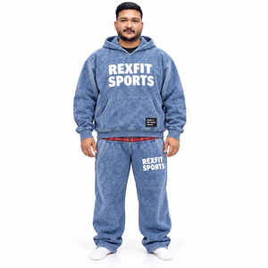 Ensemble de survêtement unisexe imprimé effet vieilli, pantalon décontracté et pull, motif lettres personnalisé, style streetwear, deux pièces assorties - Product Image 3