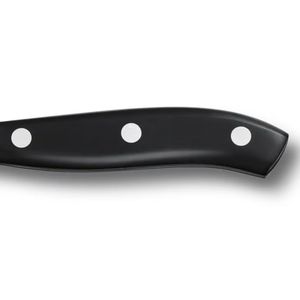 Cuchillos para carne con hoja de acero inoxidable dentada, mango ergonómico de madera y diseño de triple remache para restaurantes, cocinas y comedores. - Product Image 5