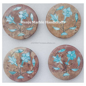 Prix de gros de la plus grande usine indienne en miroir incrusté de stéatite avec miroir vadrouille poli brillant naturel pur pour la décoration intérieure - Product Image 3