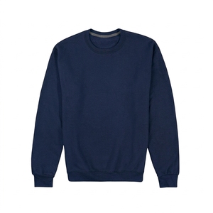 Sudadera de Felpa 100% Algodón Naranja, Cuello Redondo, Color Sólido, Ropa de Invierno - Product Image 2