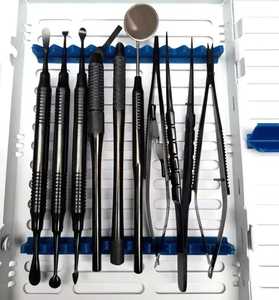 Kit de chirurgie dentaire micro-parodontale de base, couleur personnalisable, acier inoxydable, instrument chirurgical dentaire manuel - Product Image 4