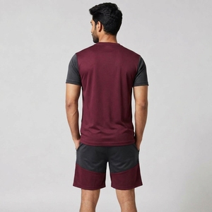 Men <b>Short</b> <b>Set</b> Mens Casual <b>Short</b> <b>Set</b> Custom Printed <b>Shorts</b> <b>and</b> <b>Top</b> Breathable Polyester Sports Fabric Lightweight Comfortable - Product Image 2