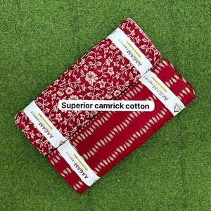 Tissu imprimé en coton cambric doux et respirant, élégant et lisse, parfait pour les vêtements d'été et les styles décontractés féminins - Product Image 1