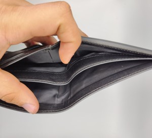 Customizable High Quality Genuine Leather Business <b>Wallet</b> Short <b>Trifold</b> with Multi Card Slots Low MOQ Features Custom Logo - Product Image 4