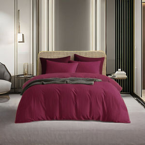 ชุดเครื่องนอนผ้าไมโครไฟเบอร์เนื้อนุ่ม400TC ระดับพรีเมี่ยมผ้าปูที่นอนขนาดคิงไซส์เรียบเรียบ2ใบสำหรับใช้ในบ้านและโรงแรมโรงพยาบาล - Product Image 1