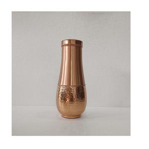 ขวดน้ำทองแดงขัดเงา ขวดน้ำทองแดงแท้ ขวดน้ำปากแคบ - Product Image 1