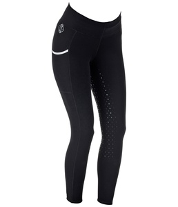 Collants d'équitation à siège intégral de haute qualité pour l'hiver avec poignée en silicone et poches pour téléphone portable - Product Image 2