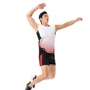 ชุดเครื่องแบบวอลเลย์บอลสำหรับทั้งชายและหญิงชุดเครื่องแบบวอลเลย์บอลสำหรับทั้งชายและหญิงผ้าโพลีเอสเตอร์100% คุณภาพสูงออกแบบได้ตามต้องการ - Product Image 5