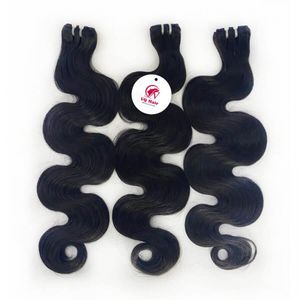 Bonne qualité de cheveux bruts non transformés vierge cuticule alignée bonne densité cheveux humains de vague de corps pour les femmes noires extensions de cheveux Bu - Product Image 5