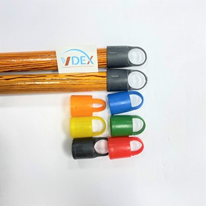 Meilleure vente 120cm Grain de bois PVC tête de balai en bois bâton de vadrouille et pelle à poussière accessoires de nettoyage ménager - Product Image 2