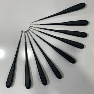 Ensemble de curettes osseuses Volkmann 9 pièces, instruments chirurgicaux orthopédiques vétérinaires, acier inoxydable allemand, ensemble vétérinaire professionnel CE - Product Image 4