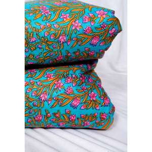 Telas de Algodón 100% Estampadas a Mano de Jaipur, India, Venta al por Mayor de Telas Personalizadas con Estampado a Bloque - Product Image 2